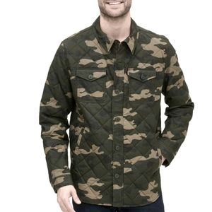 Levi's Men's Stretch Cotton Diamond Quilted Shirt Jacket